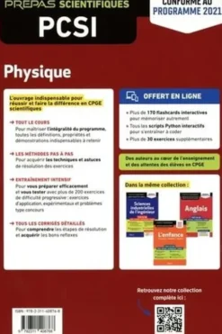 Physique PCSI. Edition 2021, Arnaud Le Diffon