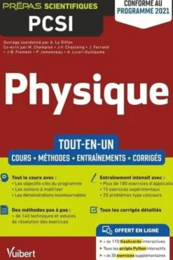 Physique PCSI. Edition 2021, Arnaud Le Diffon