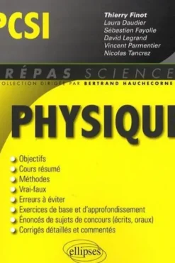 Physique PCSI, Thierry Finot