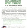 Placements verts, mythes et réalités. Ce que vous gagnerez à y investir, Guillaume Sommerer