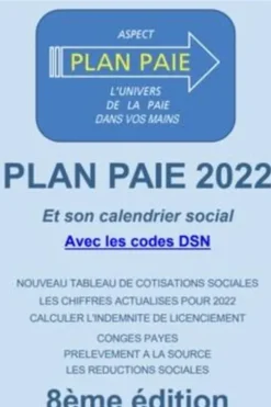 Plan paie. Edition 2022, Sébastien Pannetier