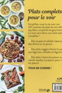 Plats complets pour le soir. 120 recettes à partager, Solar