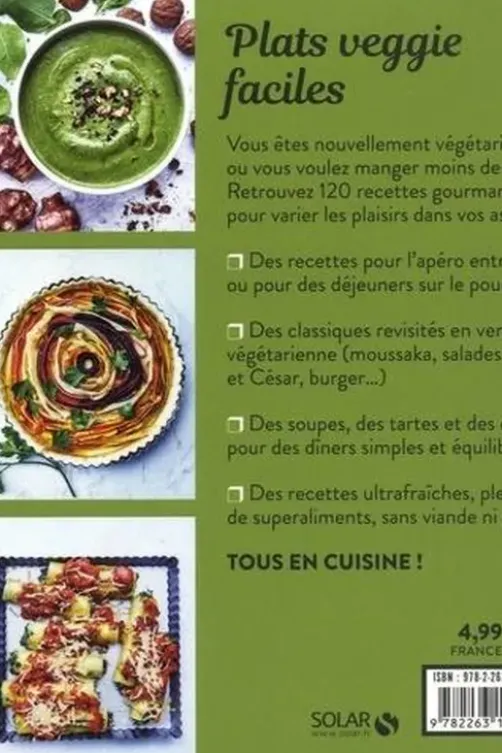 Plats veggie faciles, Elisabeth Guedès