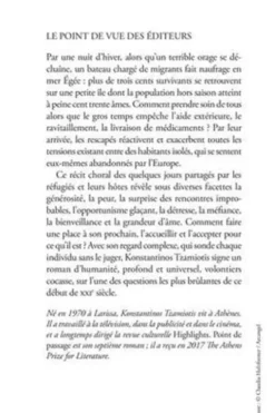 Point de passage, Konstantinos Tzamiotis