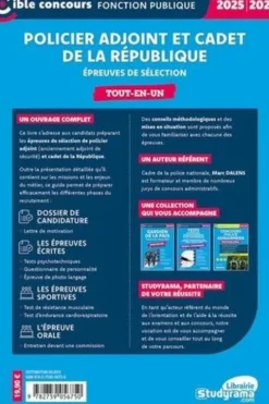 Policier adjoint et cadet de la République. Tout-en-un, Edition 2025-2026, Marc Dalens