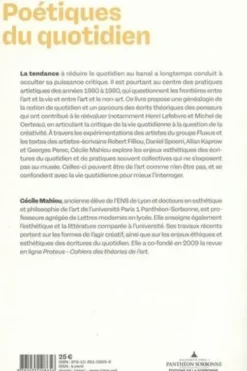 Poétiques du quotidien. Le parti pris du non-art, Cécile Mahiou