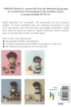 Poupée Cerise et ses 12 panoplies au tricot, Nathalie Perdoncin