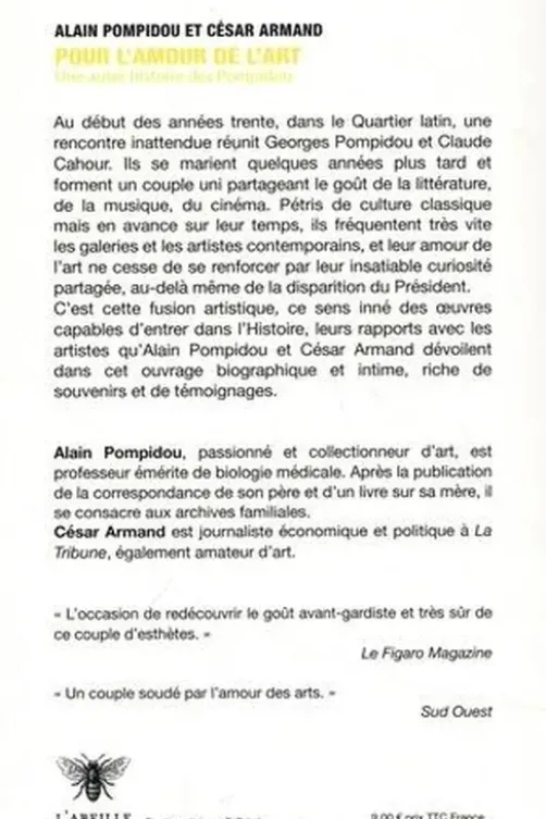 Pour l'amour de l'art. Une autre histoire des Pompidou