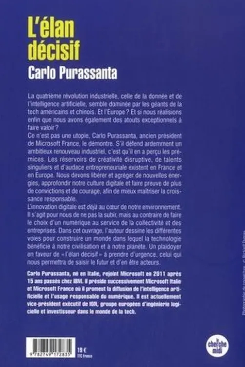 Pour une culture de l'innovation, Carlo Purassanta