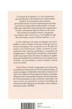 Pour éviter un crime écologique de masse, Claude Henry