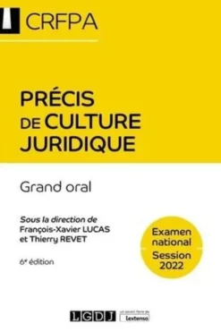Précis de culture juridique. Edition 2022, François-Xavier Lucas