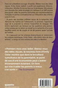 Premiers mois avec bébé. Libérez-vous des idées reçues !, Emily Oster