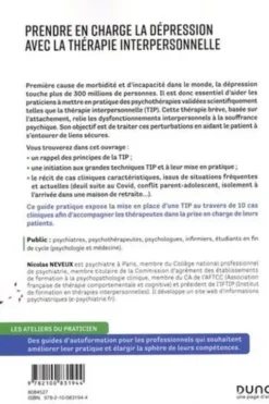 Prendre en charge la dépression avec la thérapie interpersonnelle, Nicolas Neveux