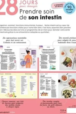 Prendre soin de son intestin. 28 jours pour changer, Clémence Cleave