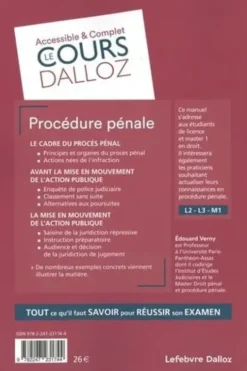 Procédure pénale. 9e édition, Edouard Verny