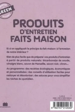 Produits d'entretien faits maison. Récurer, désinfecter, parfumer, Sylvie Fabre