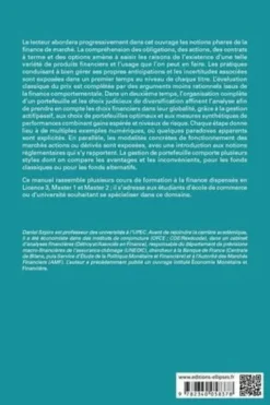 Produits financiers. Gestion de portefeuille, Daniel Szpiro