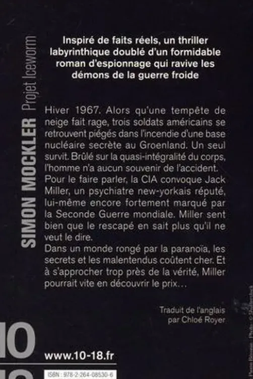 Projet Iceworm, Simon Mockler