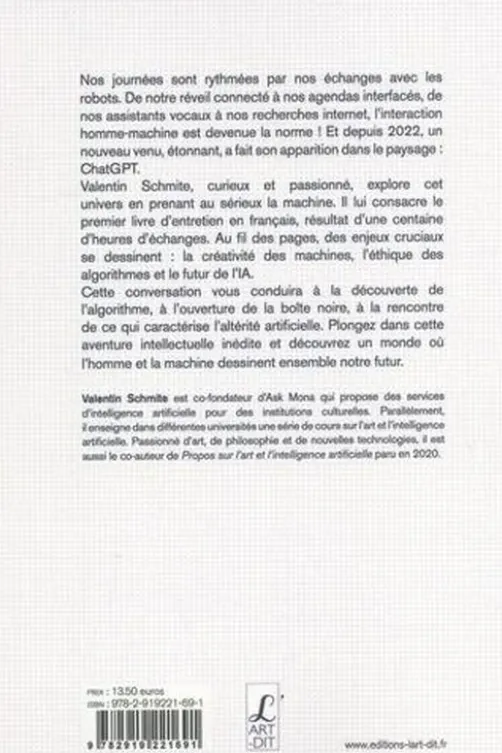 Propos sur ce robot qui parle. Entretien avec ChatGPT, Valentin Schmite