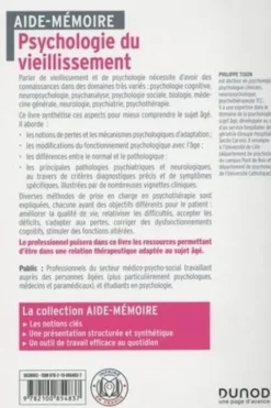 Psychologie du vieillissement en 40 notions, Philippe Tison