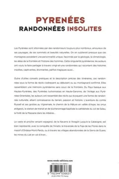 Pyrénées, randonnées insolites, Santiago Mendieta
