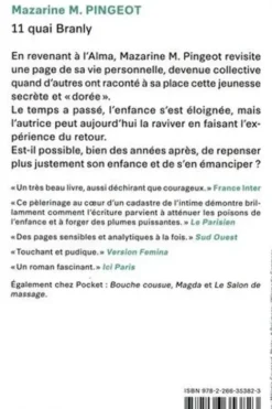 11 quai Branly, Mazarine M. Pingeot