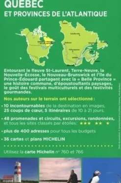 Québec et provinces de l'Atlantique. Edition 2020, Michelin