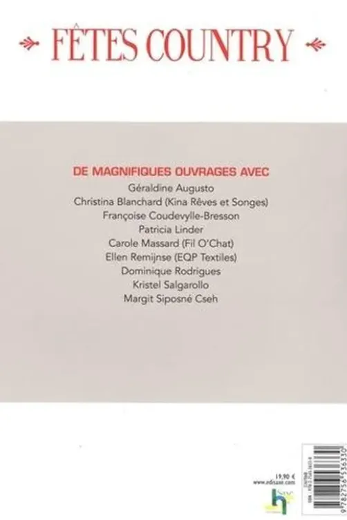 Quilt Country N° 68 : Fêtes Country, Editions de Saxe