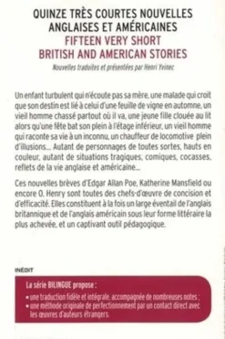 Quinze très courtes nouvelles anglaises et américaines. Volume 4, Edition bilingue français-anglais, Henri Yvinec