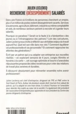 Recherche (désespérément) salariés, Julien Leclercq