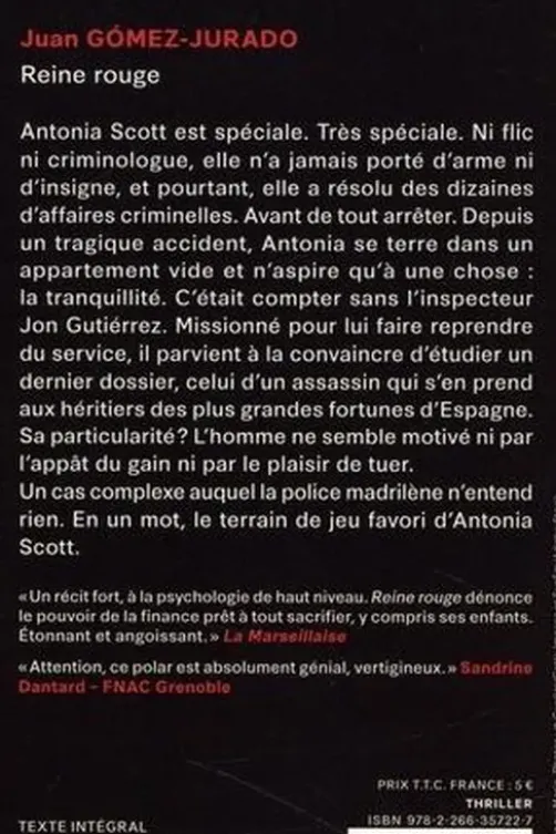 Reine Rouge, Juan Gómez-Jurado