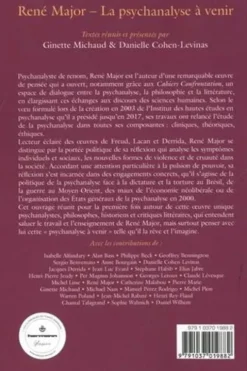 René Major. La psychanalyse à venir, Ginette Michaud