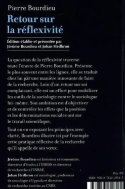 Retour sur la réflexivité, Pierre Bourdieu