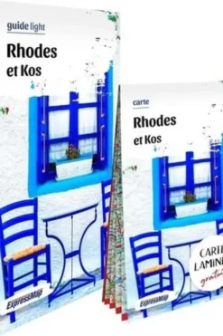 Rhodes et Kos. Avec 1 carte laminée 1/160 0000, Edition 2024, Piotr Jablonski