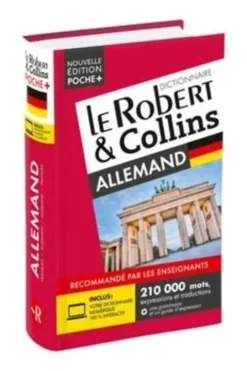 Robert et Collins poche + allemand. Edition 2021. Edition bilingue français-allemand, Le Robert & Collins