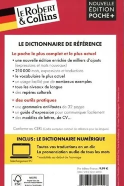 Robert et Collins poche + allemand. Edition 2021. Edition bilingue français-allemand, Le Robert & Collins