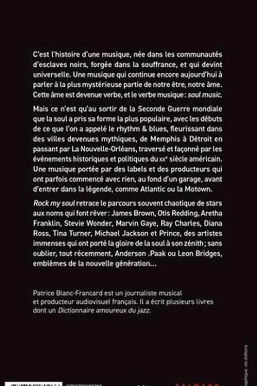 Rock my Soul, Patrice Blanc-Francard