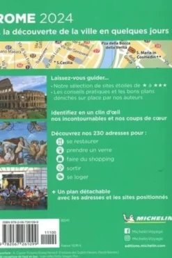 Rome. Edition 2024. Avec 1 Plan détachable, Michelin