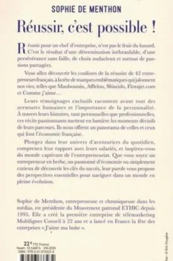 Réussir, c'est possible !, Sophie de Menthon