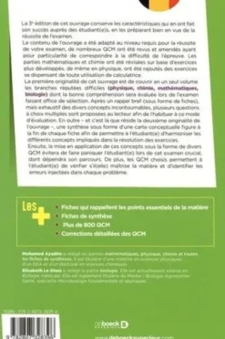 Réussir l'examen d'entrée en médecine. 3e édition, Mohamed Ayadim