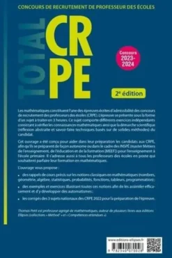 Réussir l’épreuve écrite de mathématiques. Edition 2023-2024, Thomas Petit