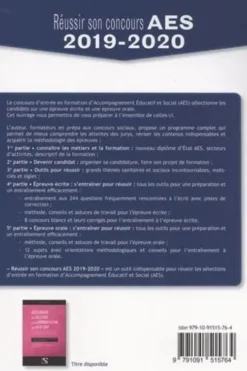 Réussir son concours AES. Accompagnant éducatif et social, Edition 2019-2020, Frédéric-Xavier Corbellari