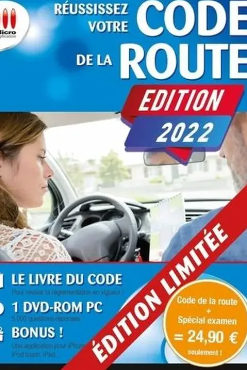 Réussisez votre code de la route ; Code de la route spécial examen. Pack en 2 volumes, Edition 2022, avec 1 DVD-ROM, Avanquest