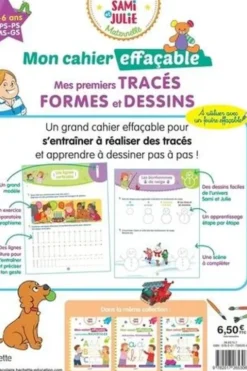 Sami et Julie Maternelle - Mes premiers tracés, formes et dessins. TPS-PS-MS-GS, Alain Boyer