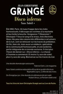 Sans soleil Tome 1 : Disco inferno, Jean-Christophe Grangé