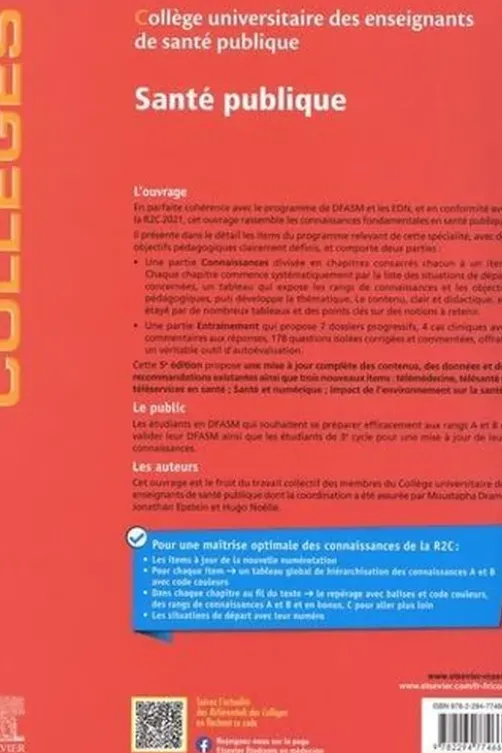 Santé publique. 5e édition, CUESP