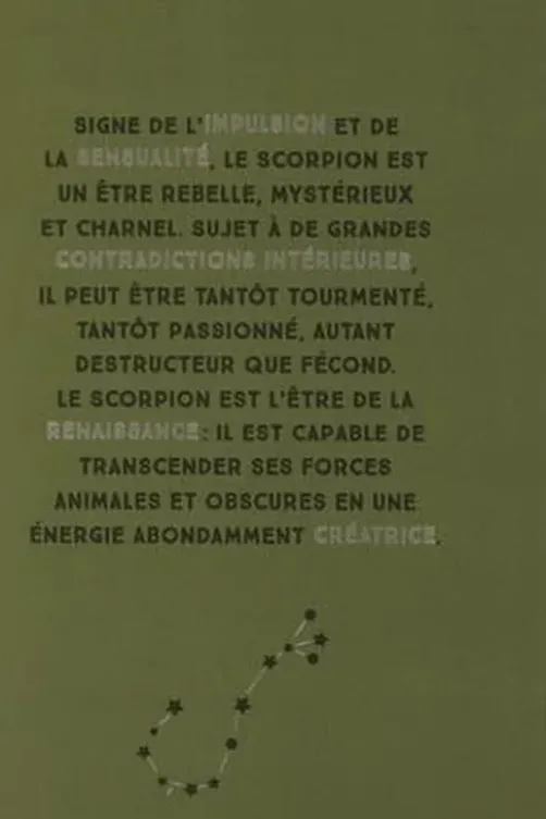 Scorpion, André Barbault
