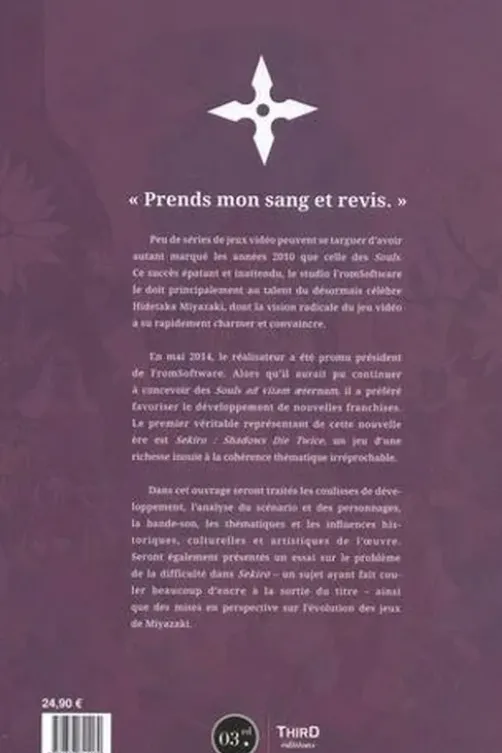 Sekiro. La seconde vie des souls, Ludovic Castro