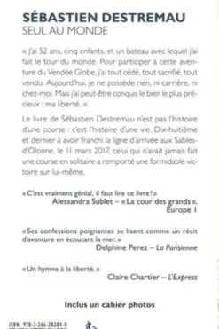 Seul au monde. 124 jours dans l'enfer du Vendée Globe, Sébastien Destremau
