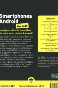 Smartphones Android pour les nuls. 9e édition, Dan Gookin